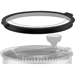 Салатниця-центрифуга SILBERTHAL з нержавіючої сталі, 4,5 л, з неслизьким дном, з ручним приводом та кнопкою стоп, BPA-free, придатна для миття в посудомийній машині