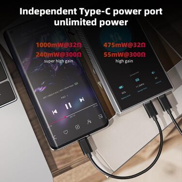Портативний Hi-Res музичний плеєр FiiO M23, синій