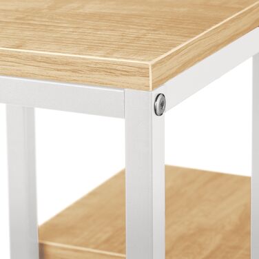 Relaxdays Бічна полиця-квітка з 4 ярусами