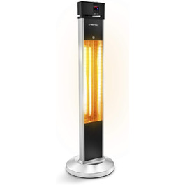 Інфрачервовий обігрівач Trotec IRS 2000 E – 2000 Вт, IP34, з пульт. та таймером