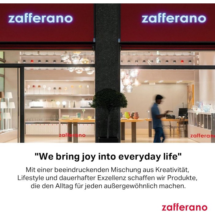 Zafferano Circe: Бездротова LED-лампа для дому та саду, Corten, 30 см, димер, 2200-3000K, керування кнопкою