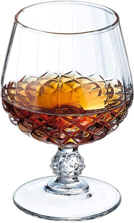 Набір келихів для коньяку Cristal d'Arques Paris Longchamp, 320 мл, 6 шт., Kwarx, міцна упаковка