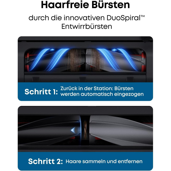 Робот-пилосос Eufy Omni E25 HydroJet з функцією миття, 20000Pa, Turbo-сила всмоктування, щітки DuroSpiral, CornerRover для кутів, станція All-in-One, для тварин та дітей
