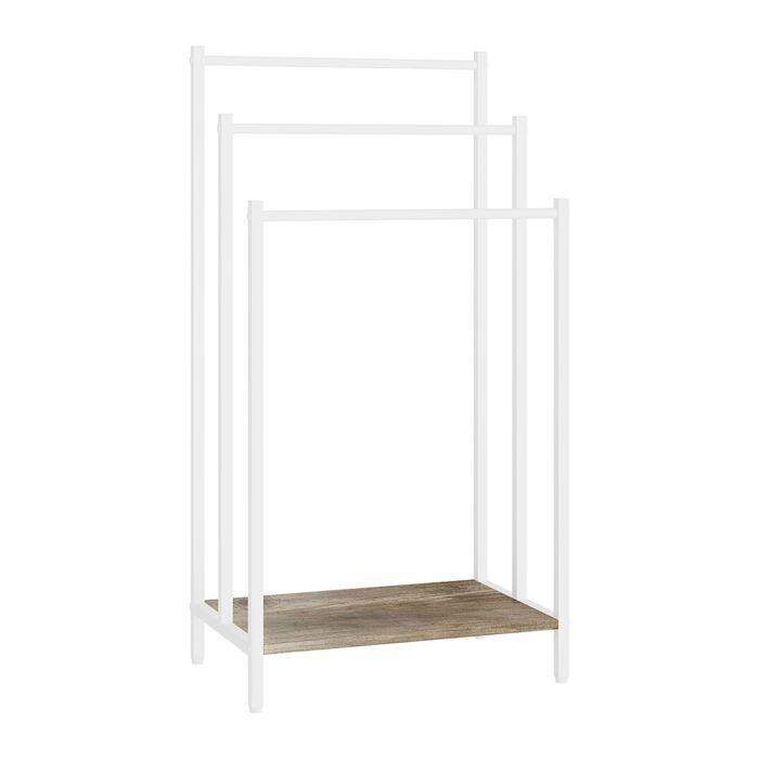 Підставка для рушників з полицею Relaxdays