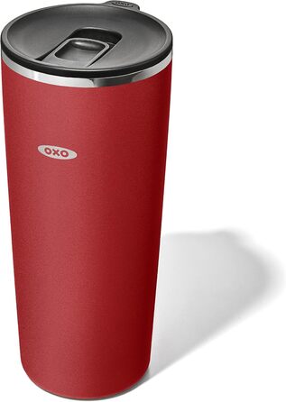 Термокружка OXO Strive з кришкою-ковзавкою, 473 мл, (590 г, Гранат)