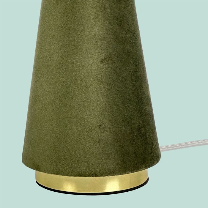 Лампа настільна Relaxdays з абажуром з оксамиту