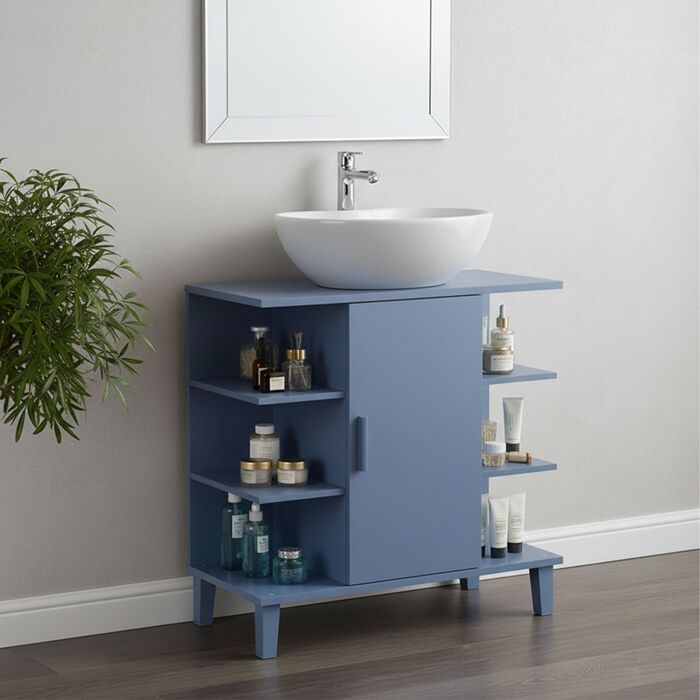 Підставка під раковину Relaxdays з дверцятами та полицями