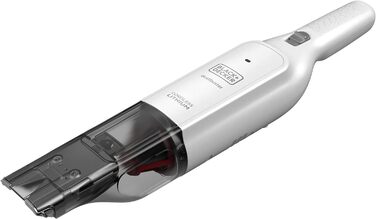 Акумуляторний ручний пилосос BlackDecker Dustbuster Slim HLVC315B11 (12 В, 1,5 Агод, без мішка та бездротовий, з вбудованою всмоктувальним насадкою розміру XXL, включаючи зарядну станцію, щілинну насадку та щітку для м'яких меблів)