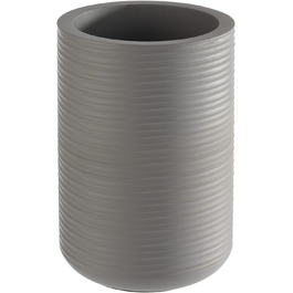 Охолоджувач пляшок APS ELEMENT з бетону - з зручною для меблів нижньою стороною - для пляшок 0,7-1,5 л - Ø 12/10 см, висота 19 см, чорний (сірий, ребристий, одинарний)
