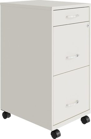 Шафа для документів Lorell LYS SOHO Box з 3 висувними ящиками, біла, 67.3 x 36.3 x 45.7 см