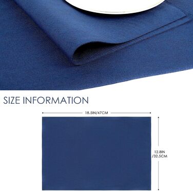 Набори серветок на стіл, тканинні, 8 шт., Бордовий колір, стійкі до тепла, легко миються