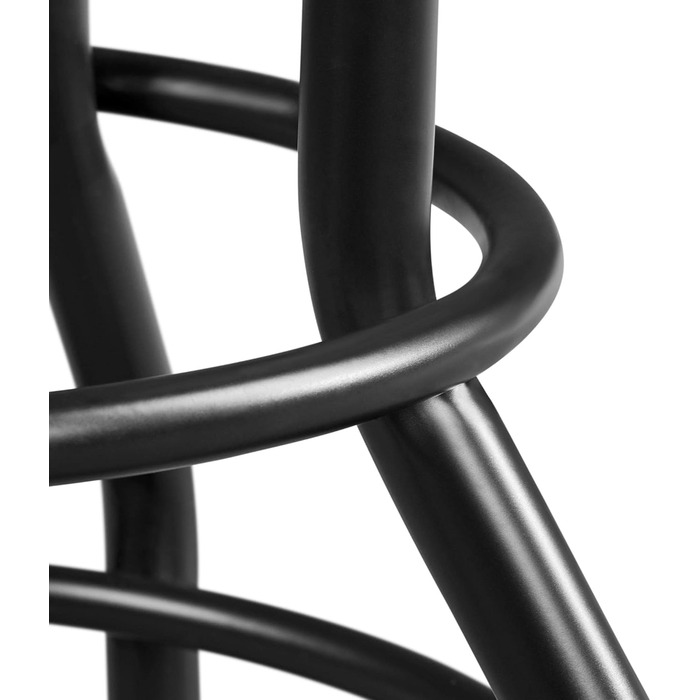 Барний стілець Yaheetech вінтажний, регульована висота, з товстим сидінням, без монтажу, з штучної шкіри, для кухні/вітальні/бару/кафе, коричневий