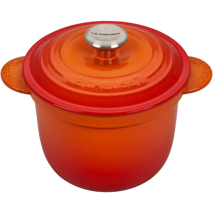 Le Creuset Cocotte Every: чавунний ковшок з кришкою-сковородою, 18 см, 2 л, кольору 'Ofenrot'