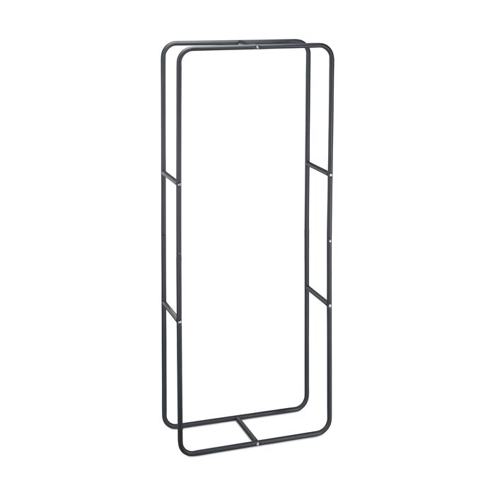 Стильна металева полиця для дров Relaxdays