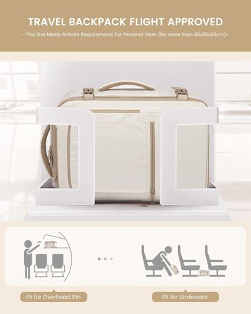 Рюкзак для ручної поклажі OVEVOOK: 40л, водонепроникний, для подорожей, 17