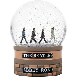 Снежинка з Half Moon Bay Abbey Road, The Beatles: куля-сніжинка для дорослих, смішний декор на Новий рік, музичний подарунок, блакитний колір