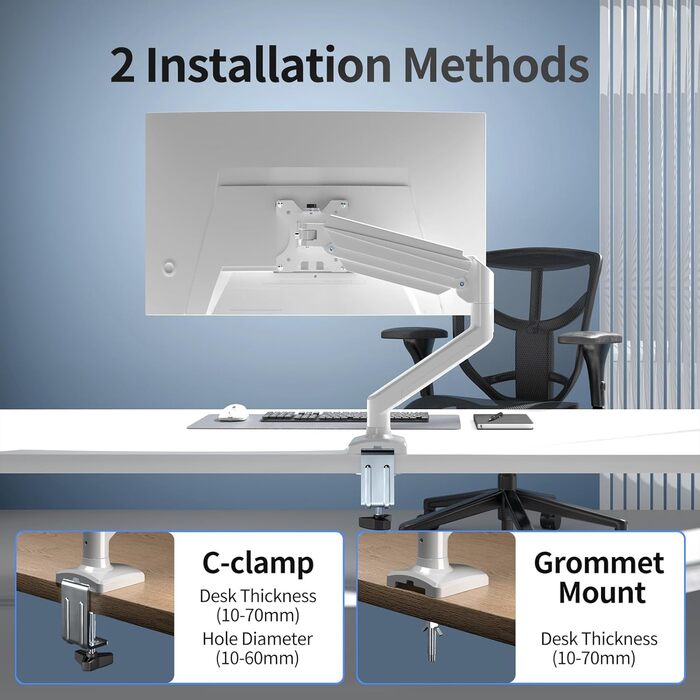 Кріплення для монітора Suptek MD01A: газ-амортизатор, 13-32