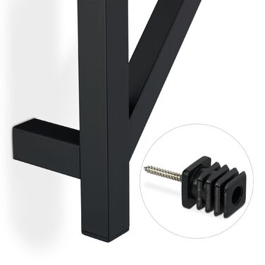 Настінна вішалка Relaxdays з 8 гачками