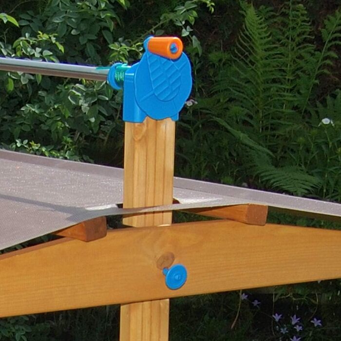 Пісочниця GASPO Felix з кришкою, 100x100x120 см, збірний комплект з масивного дерева, Made in Austria, сертифікована TÜV