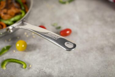 Сковорода KUHN RIKON Allround 24 см, незмінне покриття, нержавіюча сталь, для всіх типів плит (включно з індукційними), для швидкого обсмажування