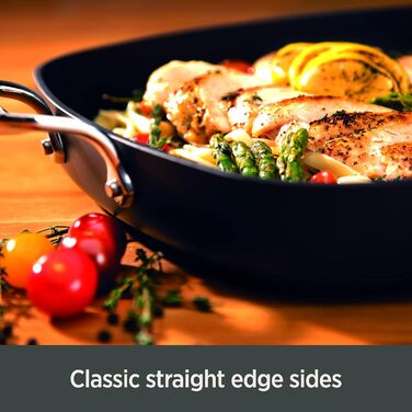 Сковороди All-Clad Essentials, антипригарне покриття, харт-анодоване покриття, 21.6 та 26.7 см, 2 шт., сірі