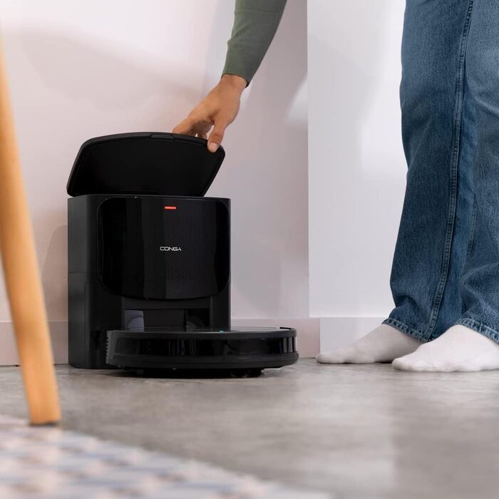 Робот-пилосос Cecotec Conga 2499 Ultra Home Advanced з базою самостійного очищення, гіроскоп, 2100Pa, Wi-Fi, моп, 3L, 2 щітки