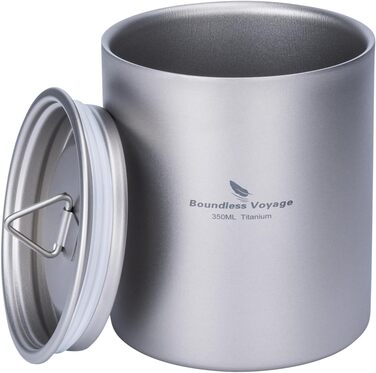 Термокружка iBasingo Titan 350мл з кришкою, з подвійними стінками, для дому, офісу, кемпінгу, подорожей