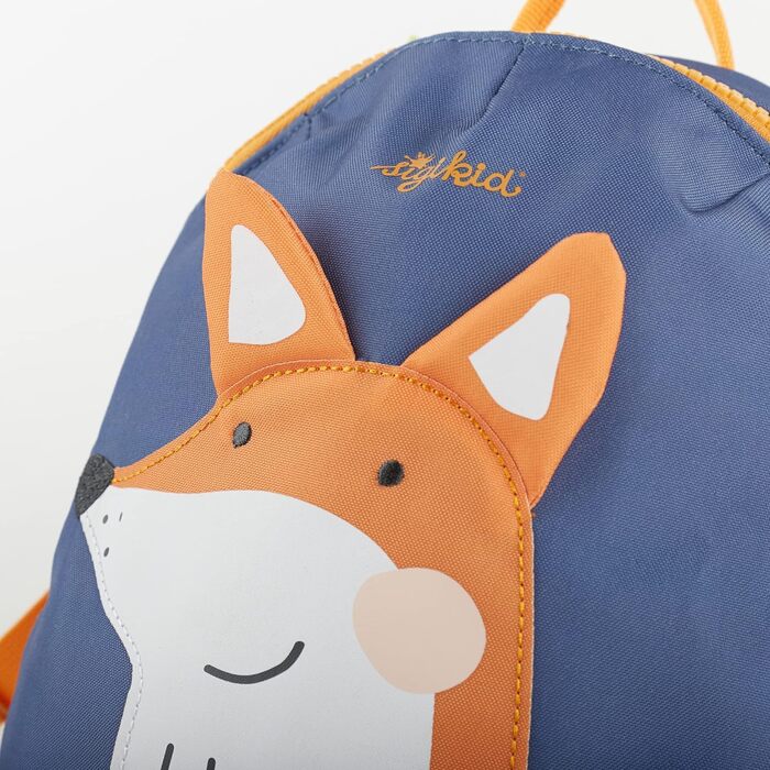 Міні-рюкзак SIGIKID Дитячий рюкзак для ясел, дитячого садка, екскурсій рекомендований для дівчаток від 2-х років (Синій/Помаранчевий)