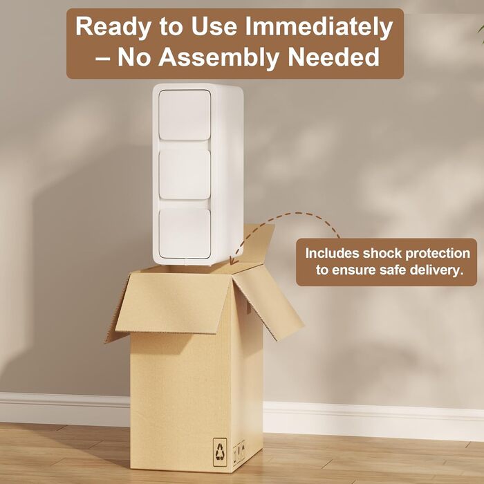 Нічний столик AQIMUELE з 2 шухлядами, білий, 30 см, без встановлення, з обшивкою з екошкіри, для спальні/вітальні