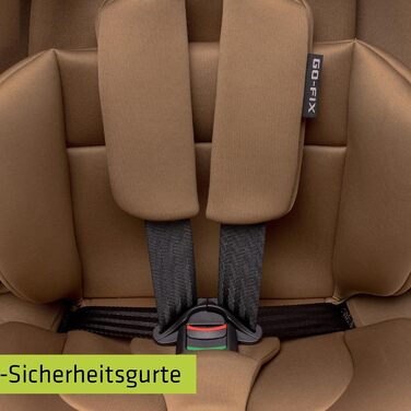 Автокрісло 4BABY Go-Fix Isofix 76-150 см, регульоване, з підкладкою, для дітей, I-Size (Мокко)