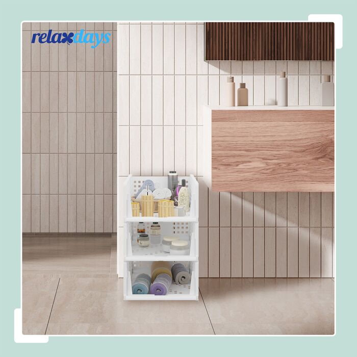 Органайзери для шафи Relaxdays (набір 3 шт.)