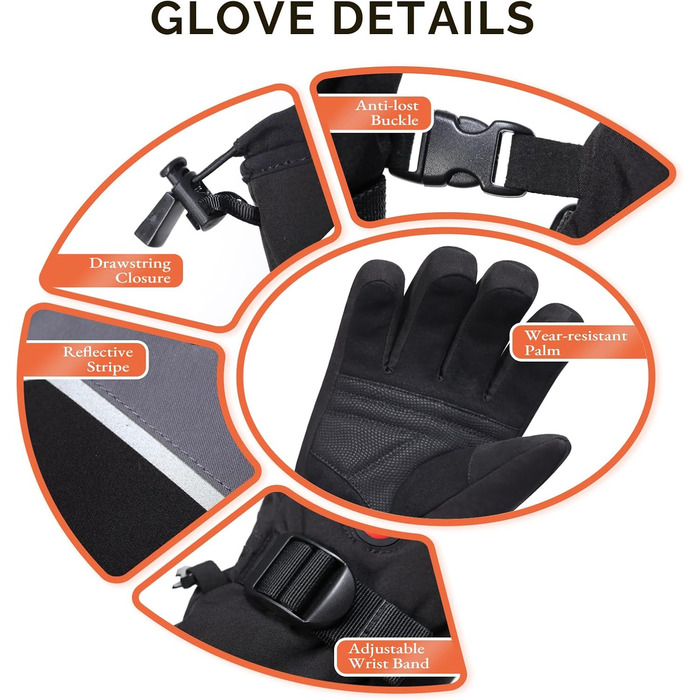 Обогревні рукавиці SAVIOR HEAT для чоловіків та жінок, акумуляторні, для катання на лижах, сноуборді, мотоциклі, прогулянках та походах