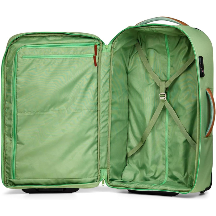 Валіза ручна поклажа 35 л 54x32x23 см або валіза велика 55 л 65x37x29 см, в т.ч. мішок для прання, багаж (Pure Jade Green - Light Green, M)