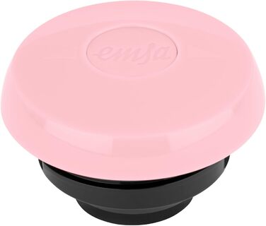 Термос Emsa Samba 1000 мл, білий прозорий, з термоізоляцією, Quick Press, 12 год гаряче, 24 год холодне