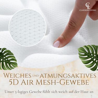 Подушка для ванни для всього тіла (125x43 см) - килимок для ванни з підголовником для підтримки шиї, спини та ніг - з мішком для прання та подорожей та гачком для швидкого сушіння - (Білий)