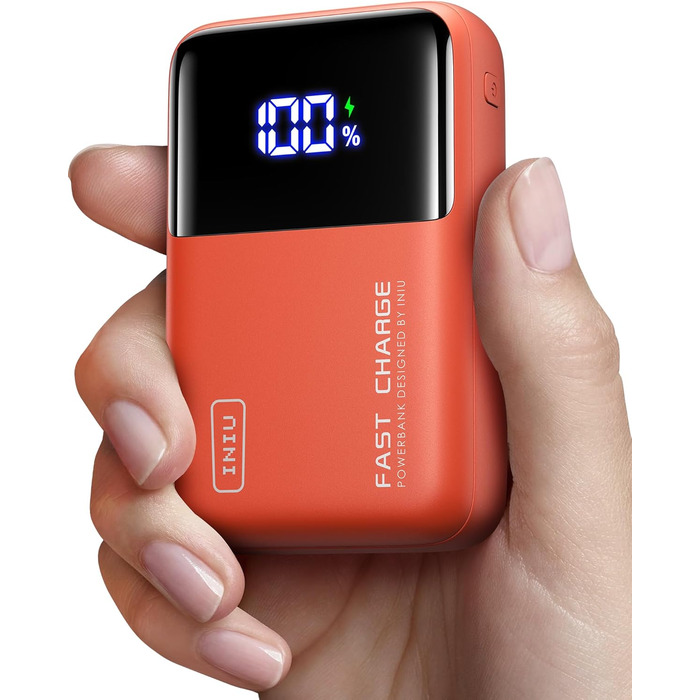Power Bank INIU Mini 25000mAh 100W: зарядний пристрій для телефону та ноутбука, швидка зарядка, портативний, сумісний з MacBook, iPhone, Samsung, Steam Deck