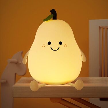 Силіконовий світлодіодний нічник Cute Smile Bulb, USB міні-лампа, мультяшна приліжкова лампа, дитяча прикраса