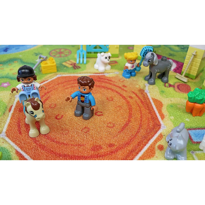 Дитячий килимок HuggyPlay Rug 90 х 150 см (Pony Farm)