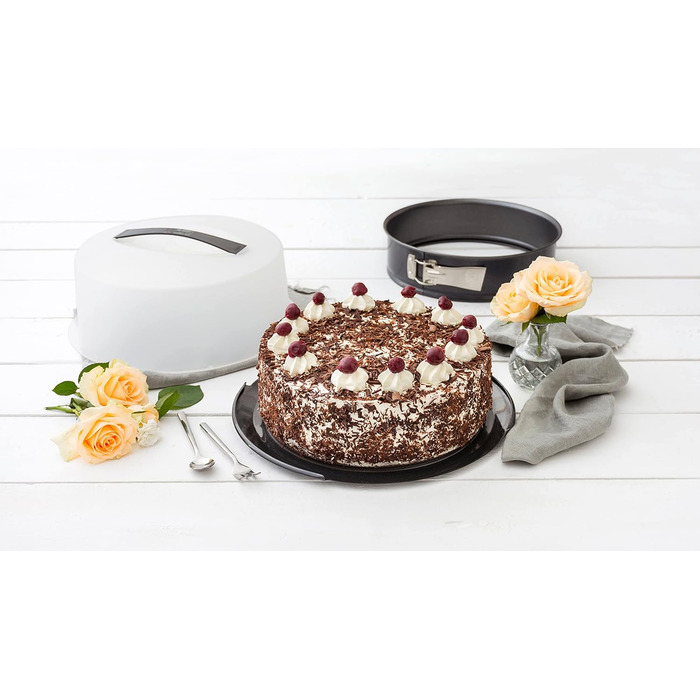 Форма для випічки Zenker Springform Deluxe Ø 28 см з кришкою, чорна металік, 1 шт.