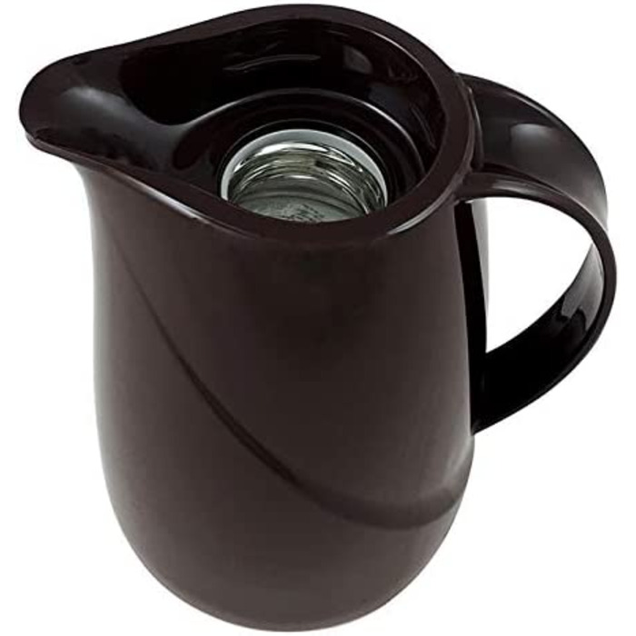 Термос Helios Wave, 1,5 л, пластик, білий, з кришкою-гвинтом, придатний для миття в посудомийній машині, чашка-термос 300 мл