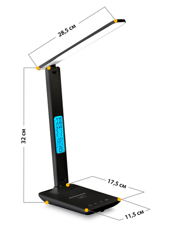 Лампа світлодіодна Mealux DL-430 Black (арт. DL-430 Black)