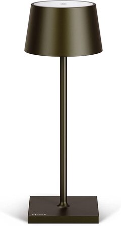 Стильна LED-лампа Stilosa 3 XL на акумуляторі, IP54, для дому та вулиці, з USB-C, тепле світло, 38 см, чорний колір