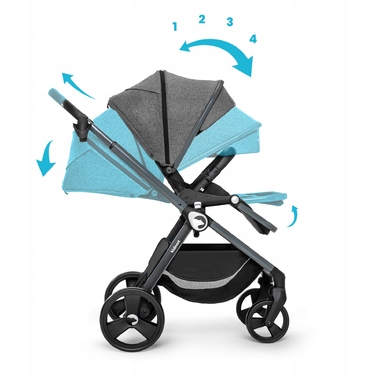 Спортивний візок Kidnort Isbjörn 2024, сірий