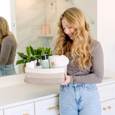 Органайзери для полиць NaturalCozy, прямокутні, 30 x 20,3 x 11,4 см, зелені (3 шт.)