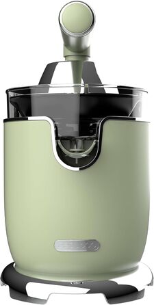 Електрична соковитискачка для цитрусових Cecotec Xqueeze RetroJuice 1000 Green. 1000W, нержавіючий фільтр, 2 конуси, система запобігання краплі