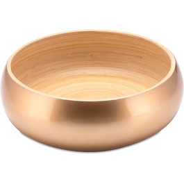 Декоративна чаша з бамбукового дерева, велика і кругла-чаша для фруктів і булочок-декоративна чаша, покрита високоякісним глянцевим лаком
