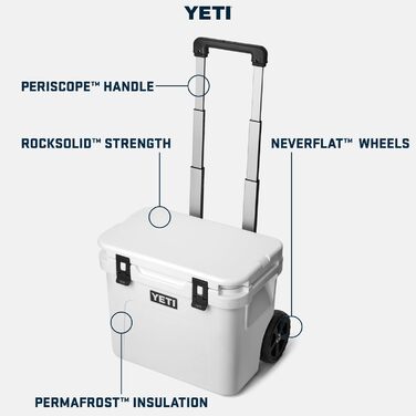 Чорна валіза-холодильник YETI Roadie 32 на колесах - ізольована, міцна