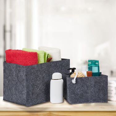 Набір кошиків для зберігання Relaxdays різних розмірів