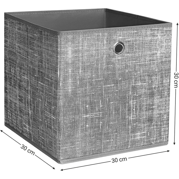 Складні ящики SONGMICS, 6 шт., 30x30x30 см