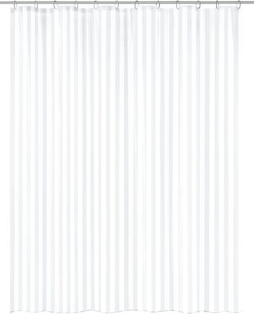 Душова штора Noa, 180x200 см, біла (50 символів), 5193100305